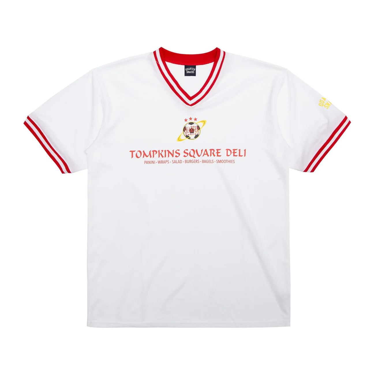 Quartersnacks Deli Squad Soccer Jersey - White