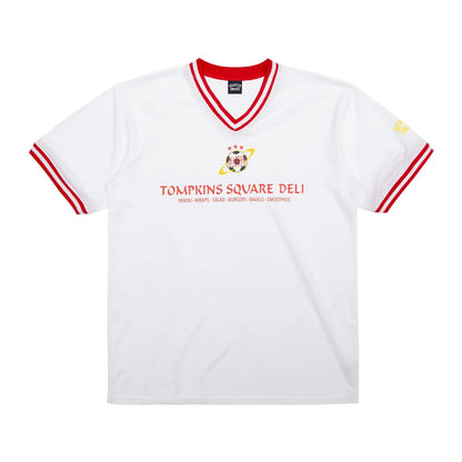 Quartersnacks Deli Squad Soccer Jersey - White