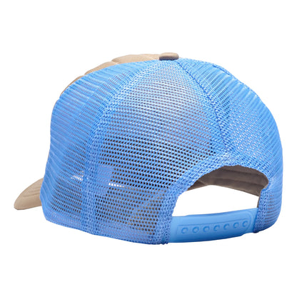 Frog Skoom Logo Trucker Hat - Brown/Blue