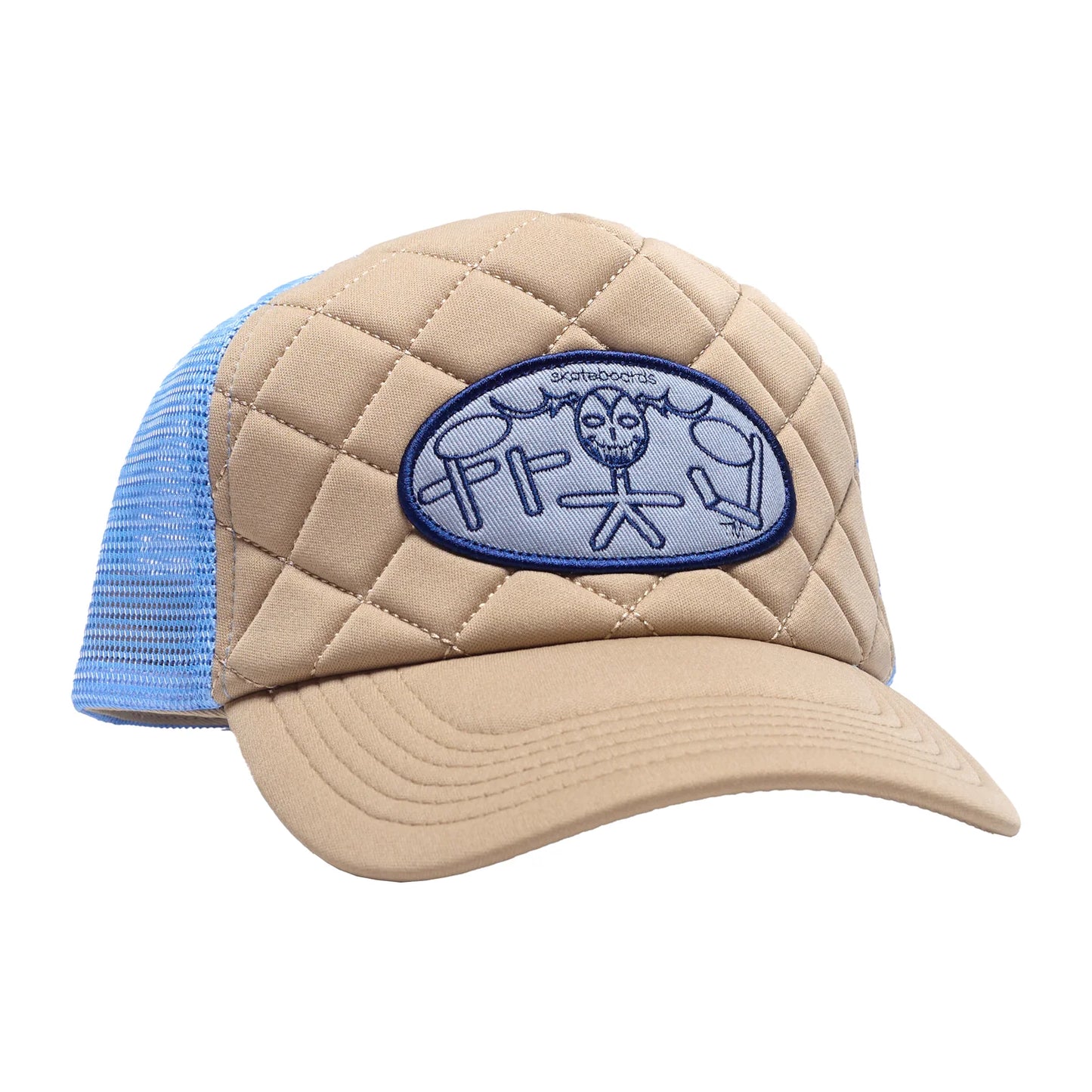 Frog Skoom Logo Trucker Hat - Brown/Blue