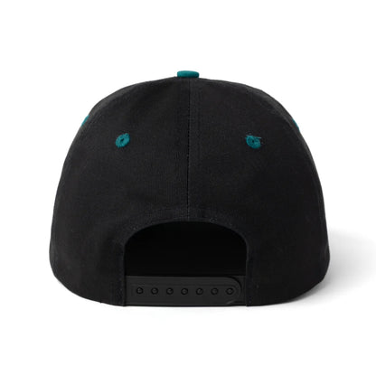 Quartersnacks Journalist Cap - Black/Green