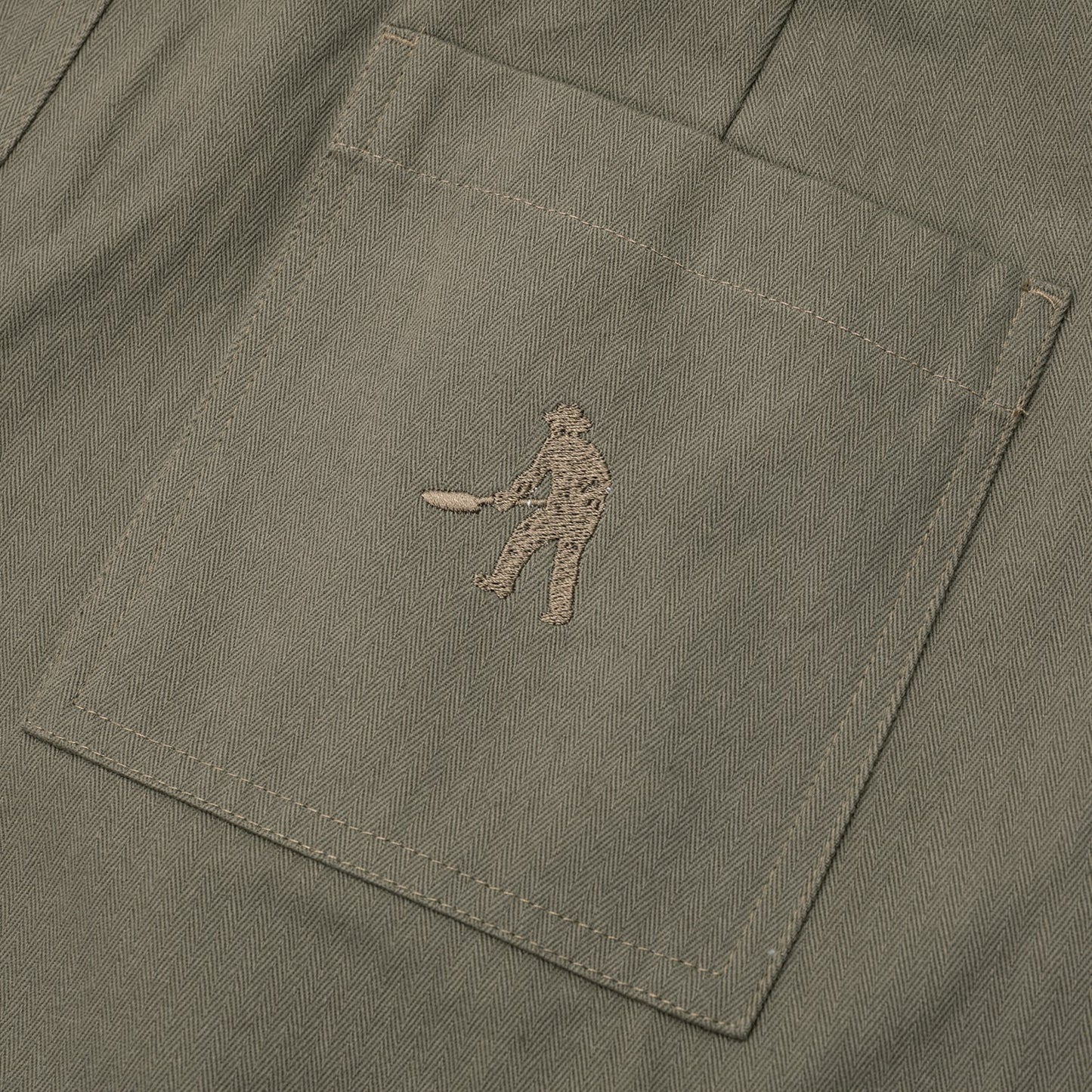 Pass-Port Herringbone Leagues Club Short - Olive