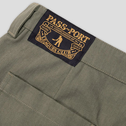 Pass-Port Herringbone Leagues Club Short - Olive