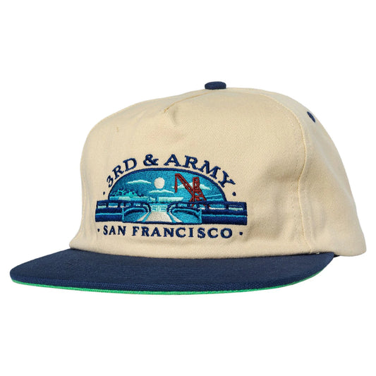 Real 3rd & Army Snapback - Natural/Navy
