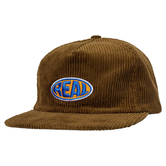 Real Bubble Oval Snapback - Brown