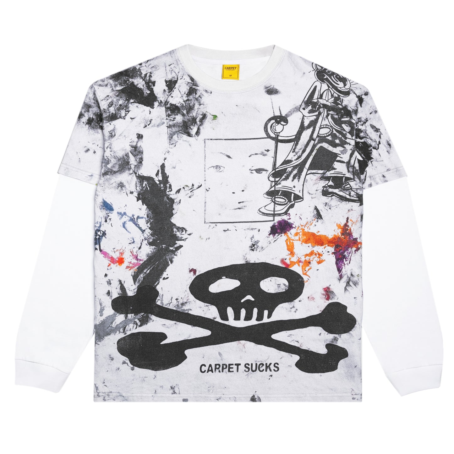 Carpet Company Rag Tee Longsleeve - White