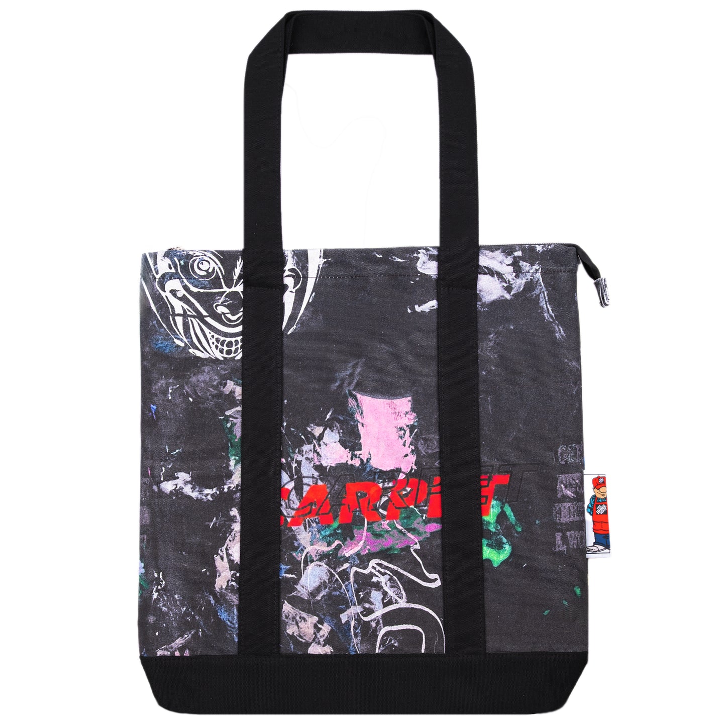 Carpet Company Rag Canvas Tote - Black