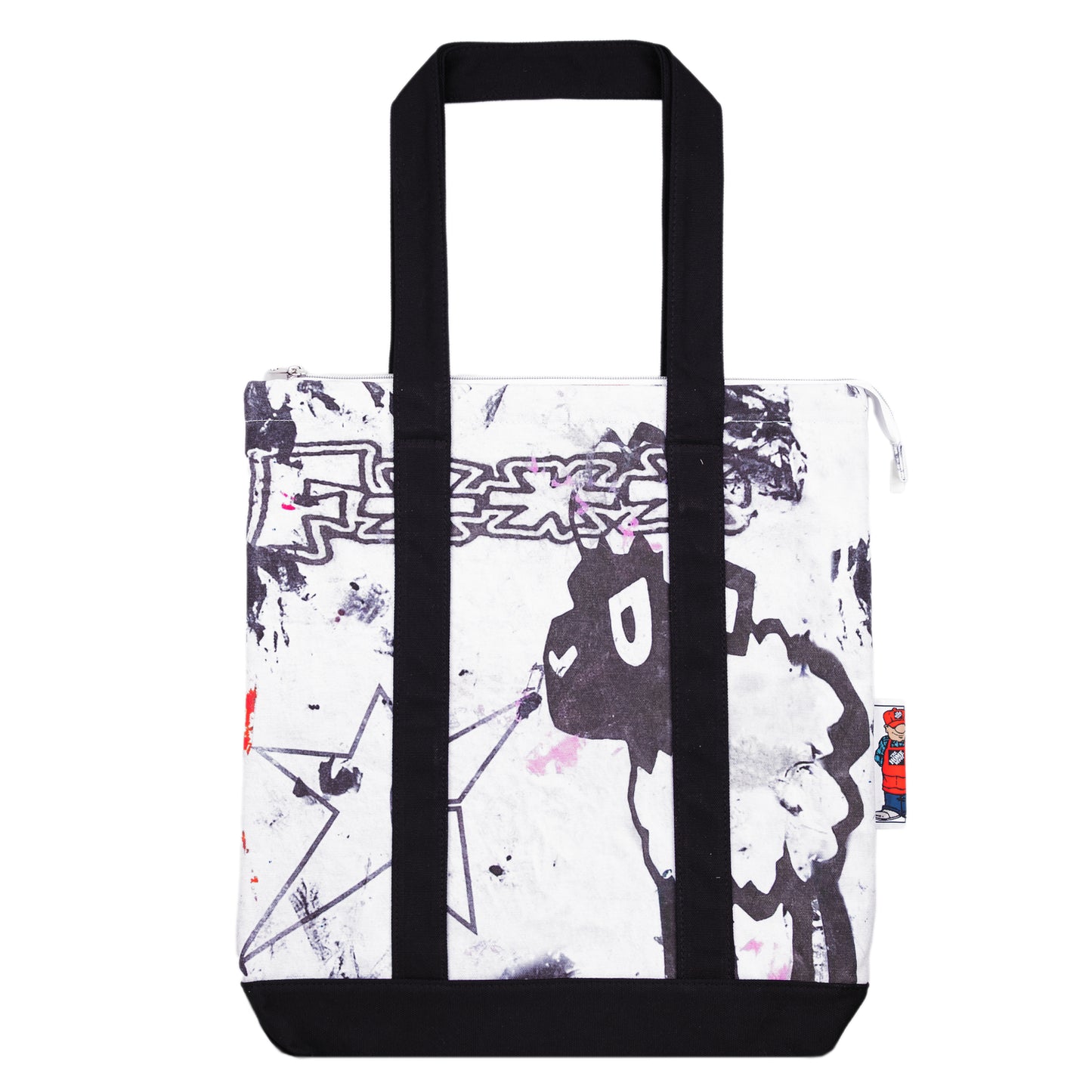 Carpet Company Rag Canvas Tote - White