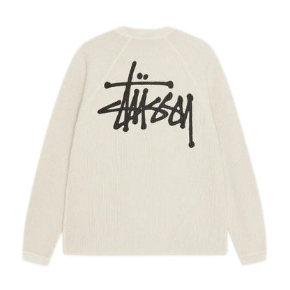 Stussy Raglan Thermal Longsleeve - Bone