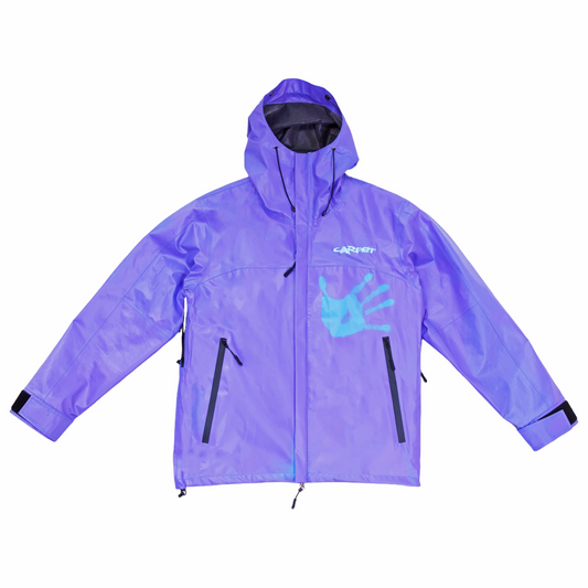 Carpet Company Heat Reactive Rain Jacket - Blue/Purple