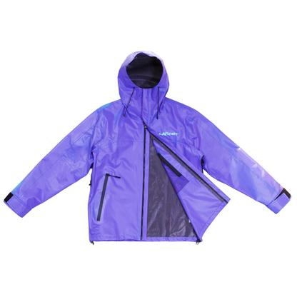 Carpet Company Heat Reactive Rain Jacket - Blue/Purple