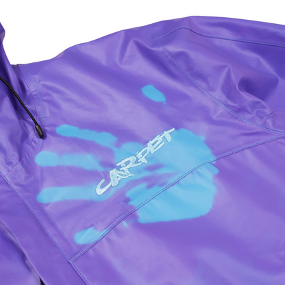 Carpet Company Heat Reactive Rain Jacket - Blue/Purple