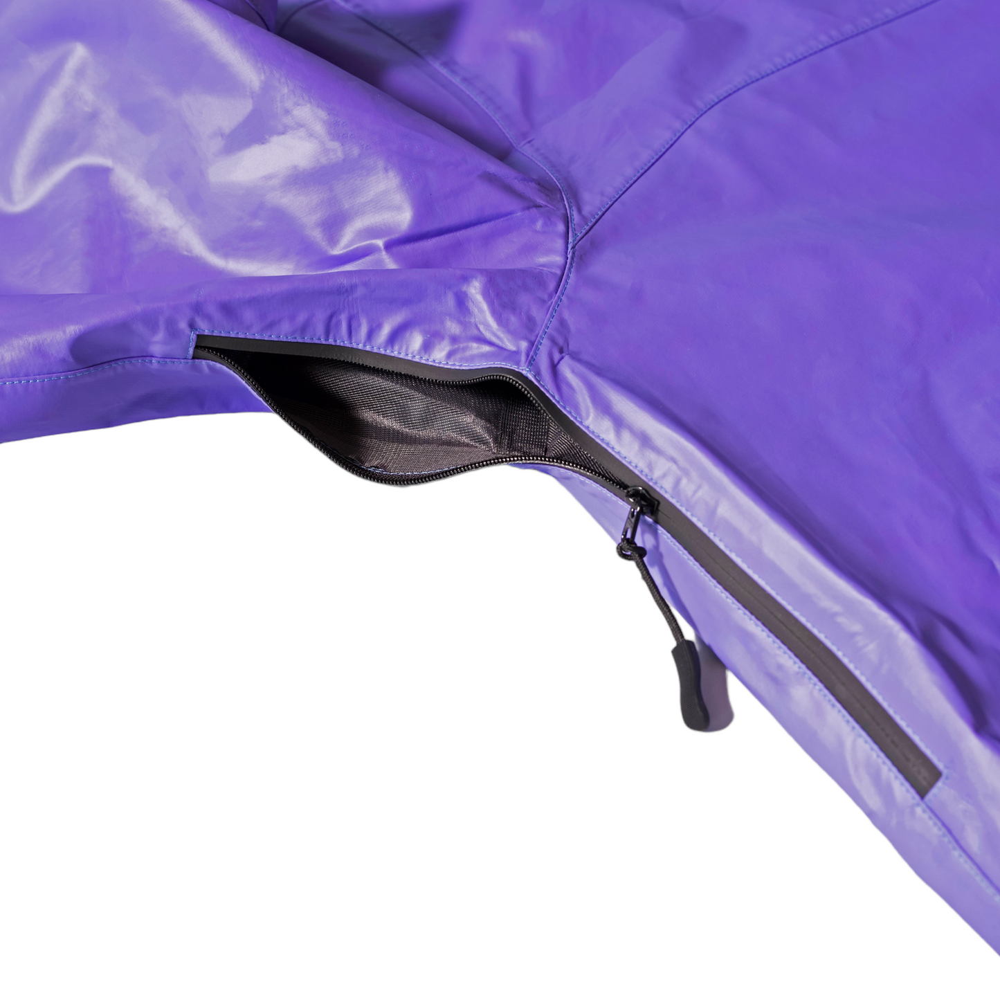 Carpet Company Heat Reactive Rain Jacket - Blue/Purple