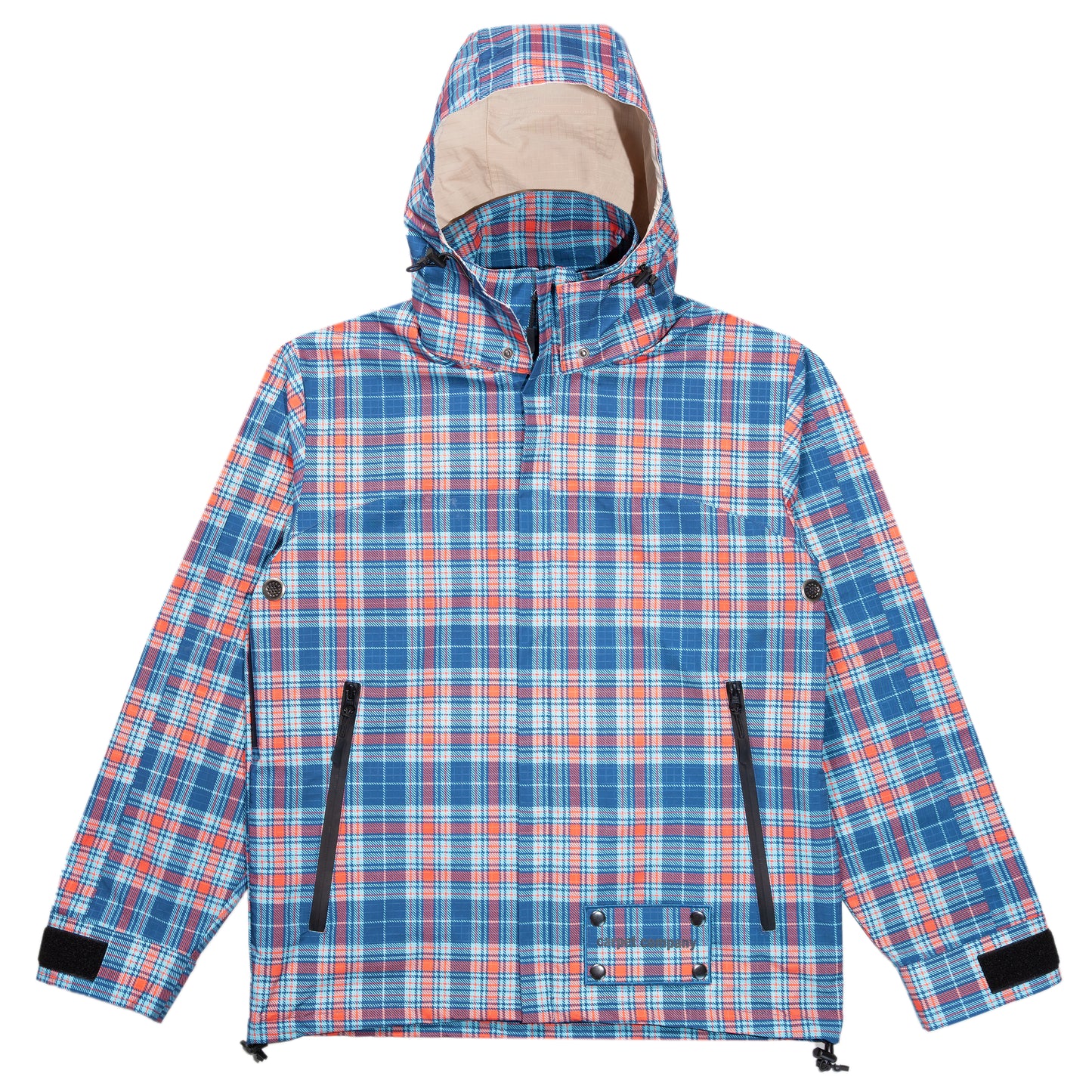 Carpet Company Rain Jacket With Reversible Hood - Plaid