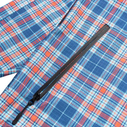 Carpet Company Rain Jacket With Reversible Hood - Plaid