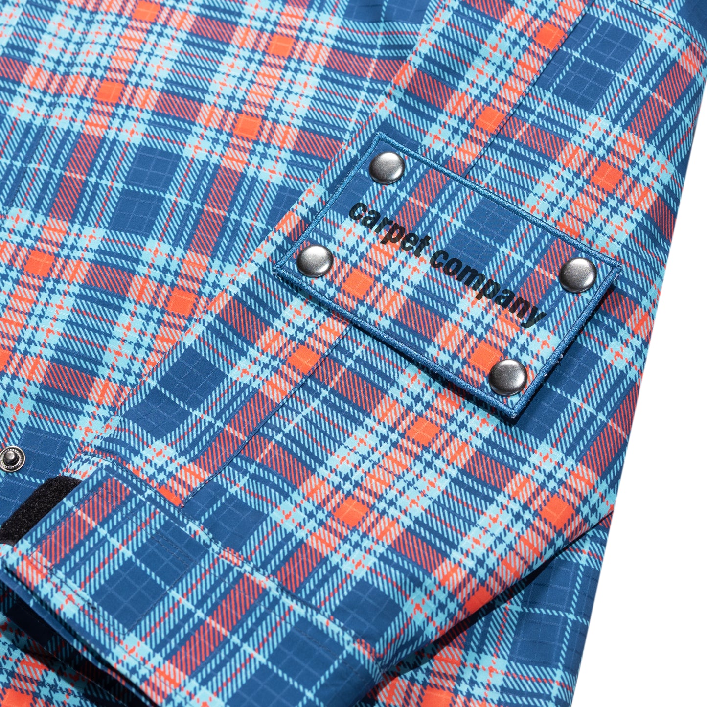 Carpet Company Rain Jacket With Reversible Hood - Plaid