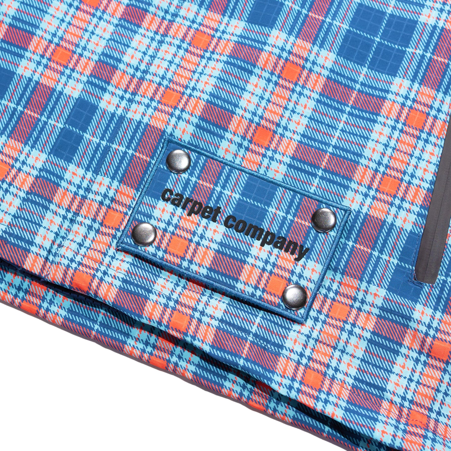 Carpet Company Rain Jacket With Reversible Hood - Plaid