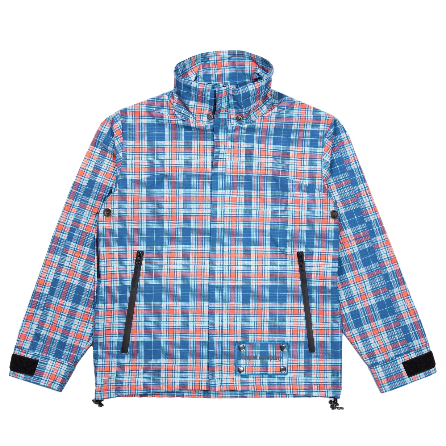Carpet Company Rain Jacket With Reversible Hood - Plaid
