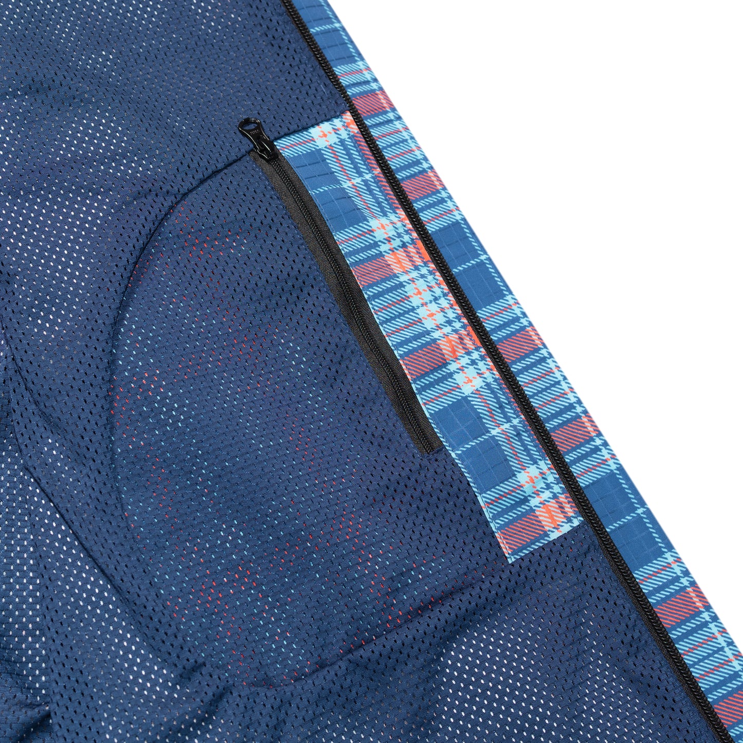 Carpet Company Rain Jacket With Reversible Hood - Plaid