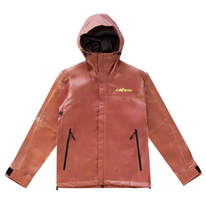 Carpet Company Thermal Rain Jacket - Brown/Yellow