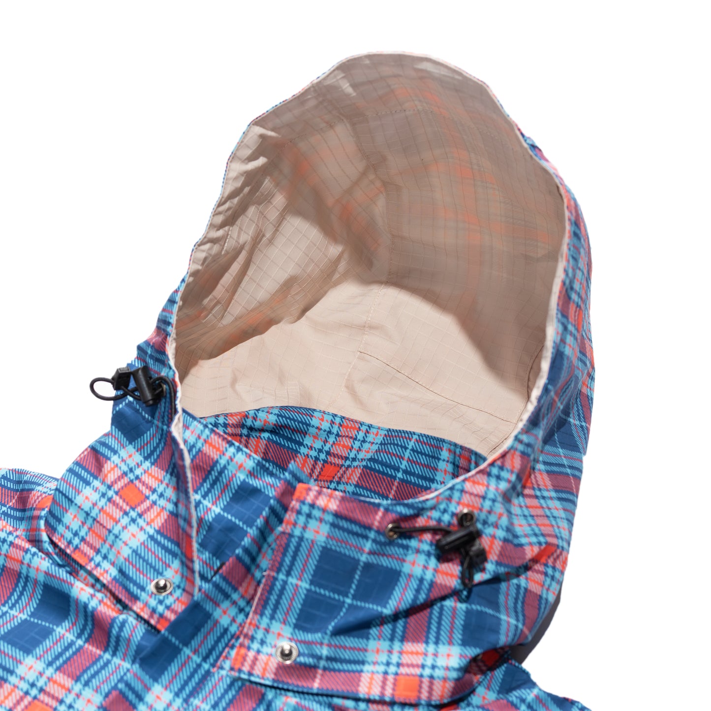 Carpet Company Rain Jacket With Reversible Hood - Plaid