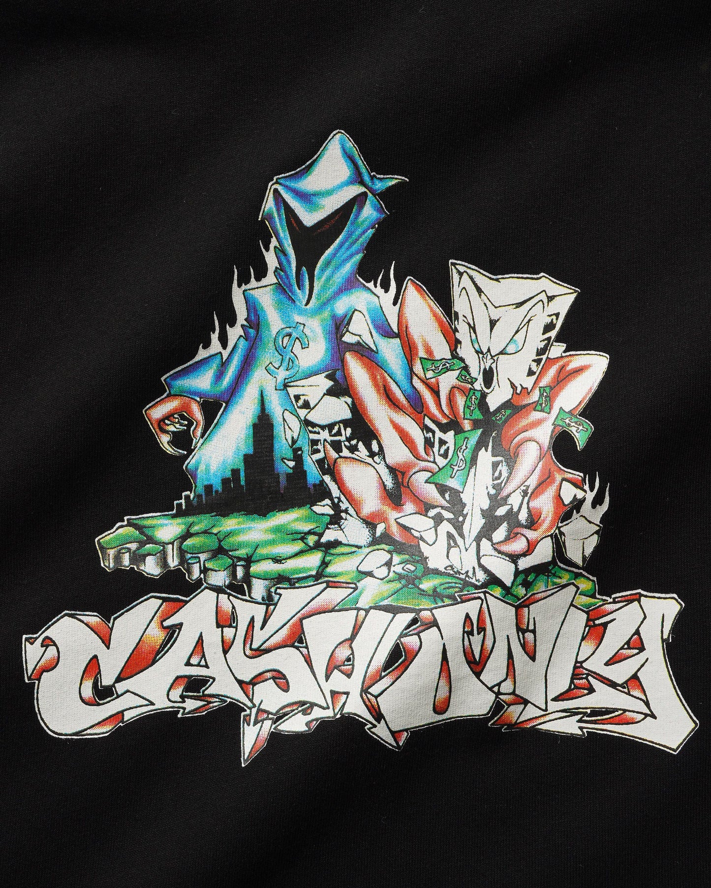 Cash Only Reaper Tee - Black