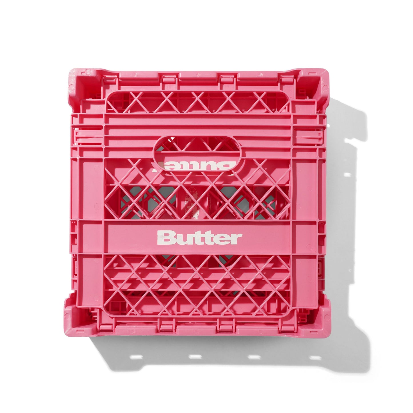 Butter Goods Collapsable Record Crate - Pink