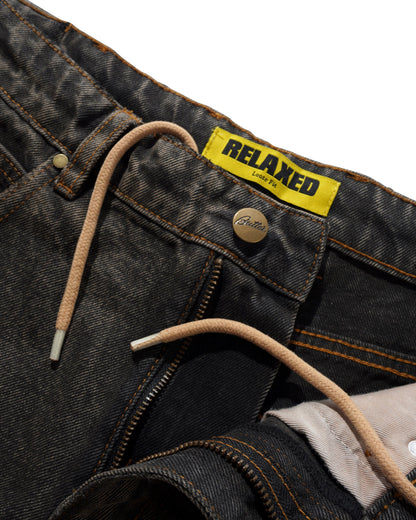 Butter Goods Relaxed Denim Jeans - Faded Charcoal