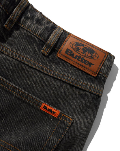 Butter Goods Relaxed Denim Jeans - Faded Charcoal