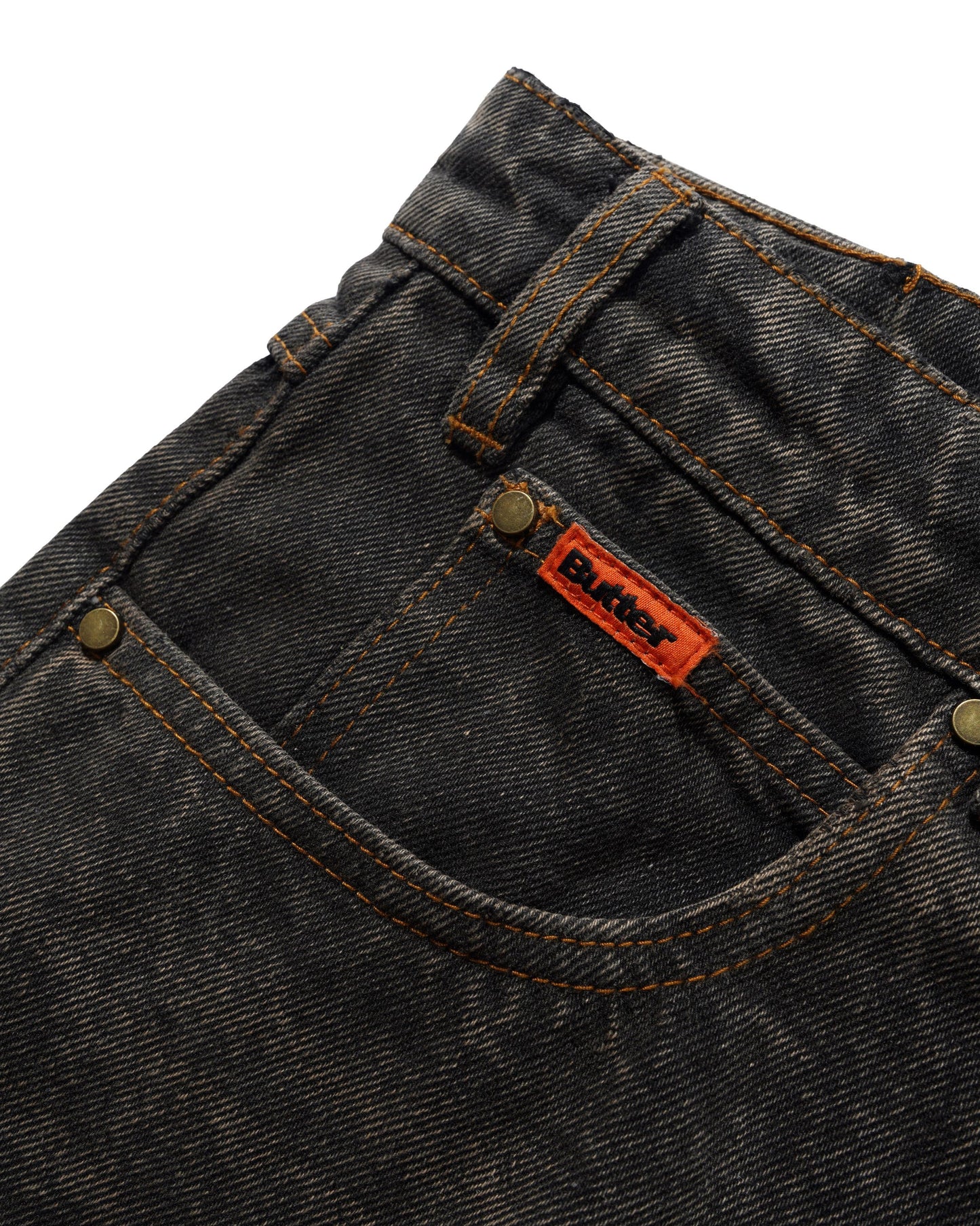 Butter Goods Relaxed Denim Jeans - Faded Charcoal