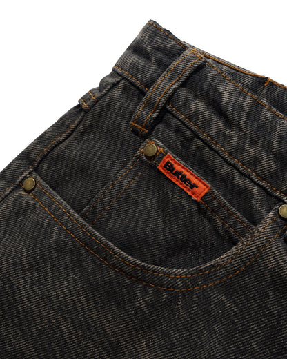 Butter Goods Relaxed Denim Jeans - Faded Charcoal