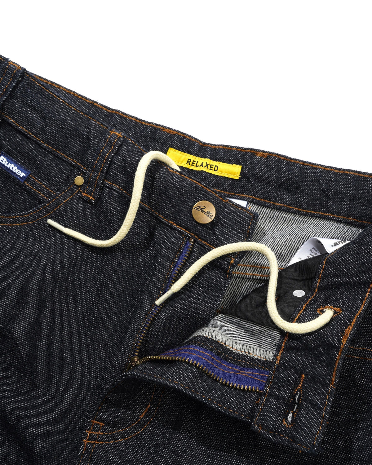 Butter Goods Relaxed Denim Jeans - Raw Indigo