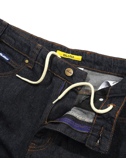 Butter Goods Relaxed Denim Jeans - Raw Indigo