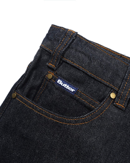 Butter Goods Relaxed Denim Jeans - Raw Indigo