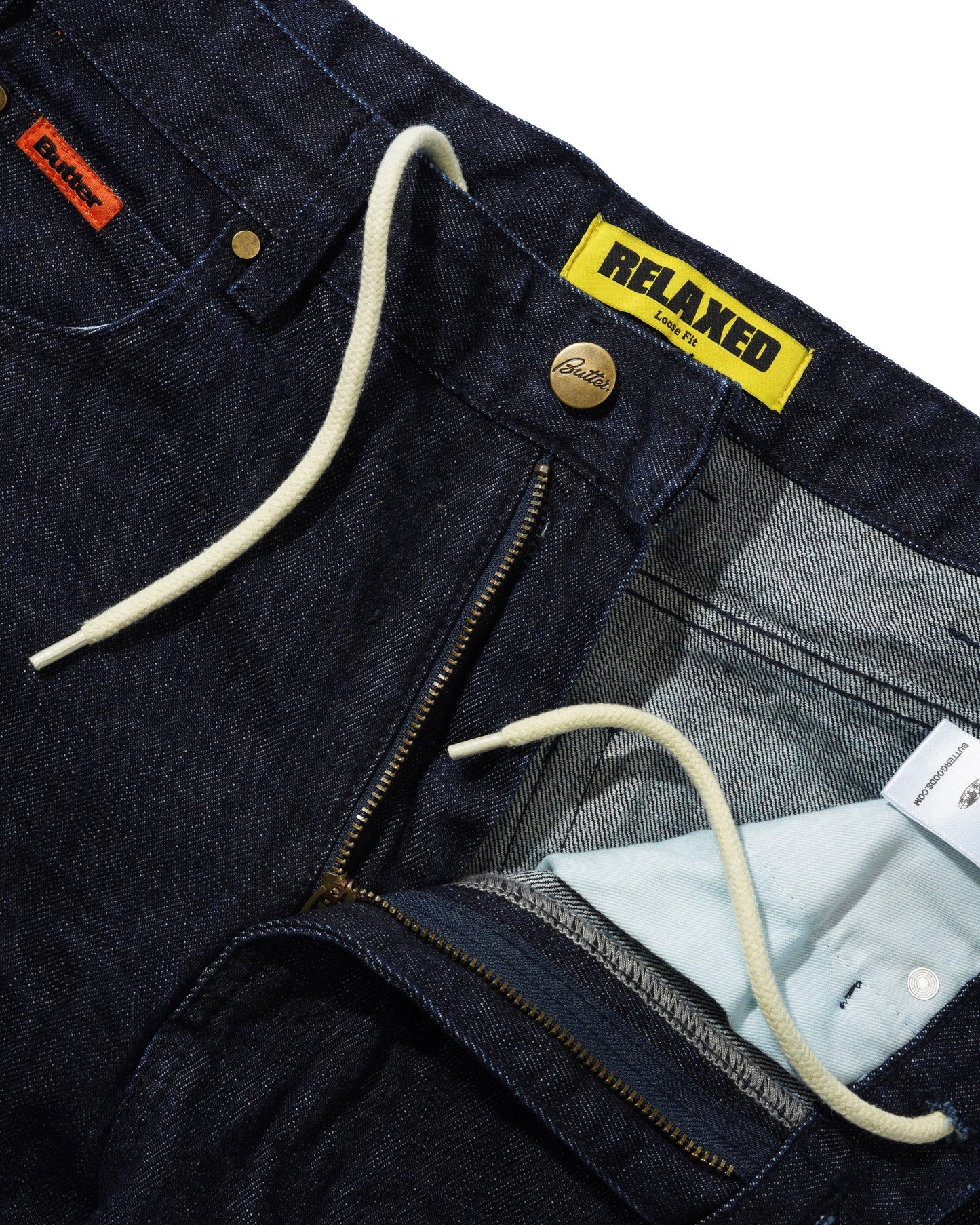 Butter Goods Relaxed Denim Jeans - Selvedge Blue