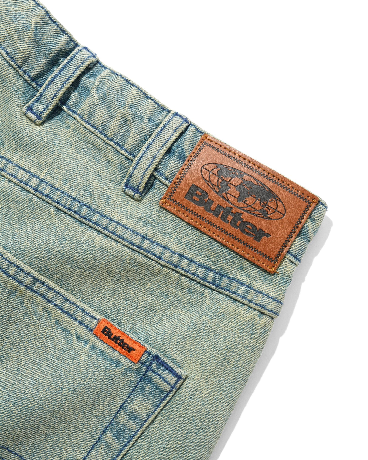 Butter Goods Relaxed Denim Jeans - Sunfade Blue