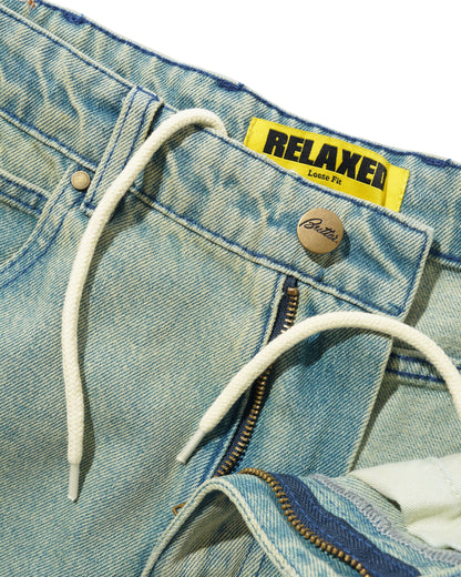 Butter Goods Relaxed Denim Jeans - Sunfade Blue