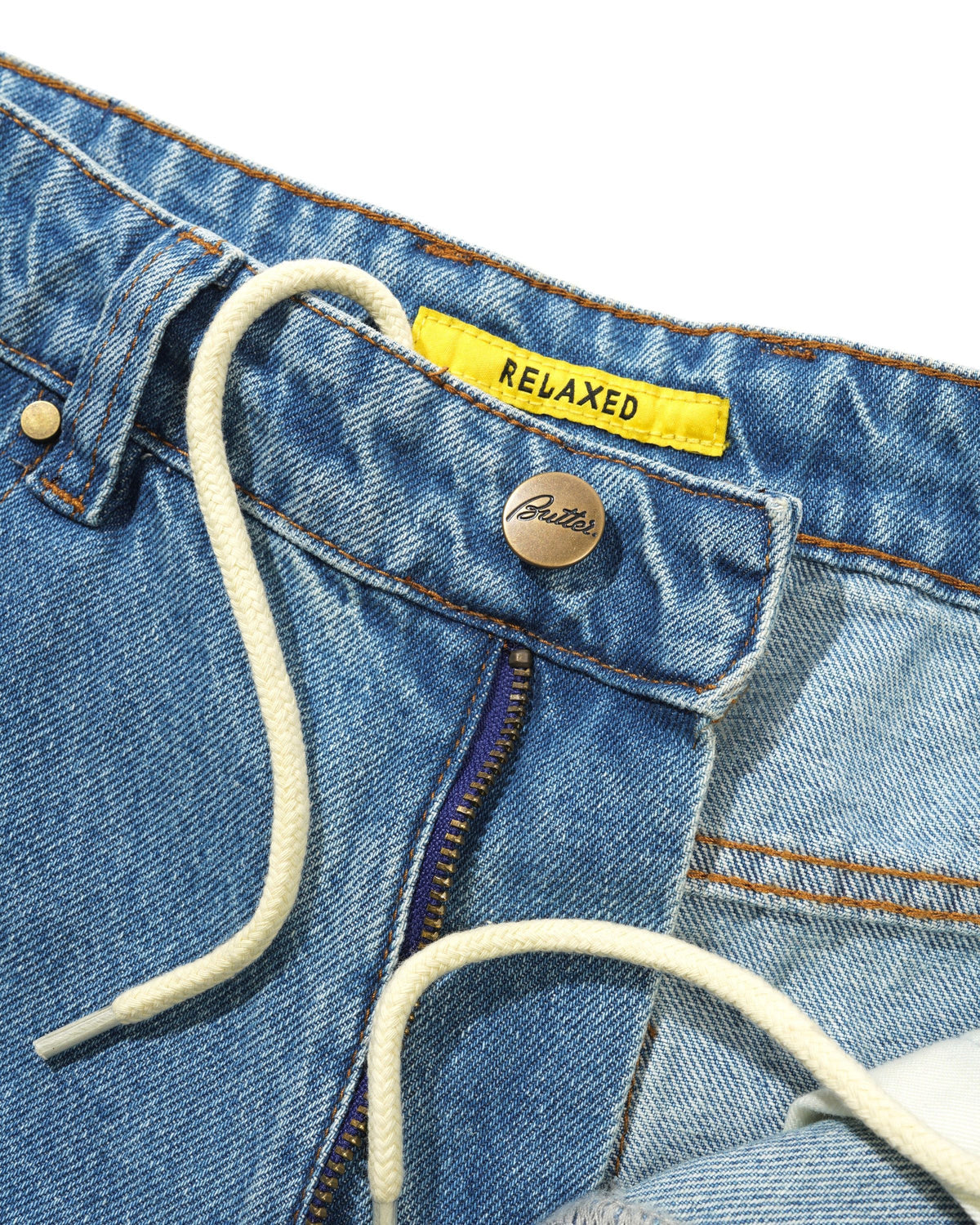 Butter Goods Relaxed Denim Jeans - Washed Indigo