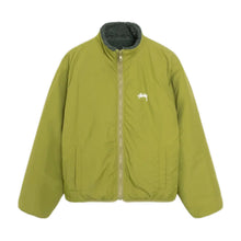 Load image into Gallery viewer, Stussy Sherpa Reversible Jacket - Dark Green