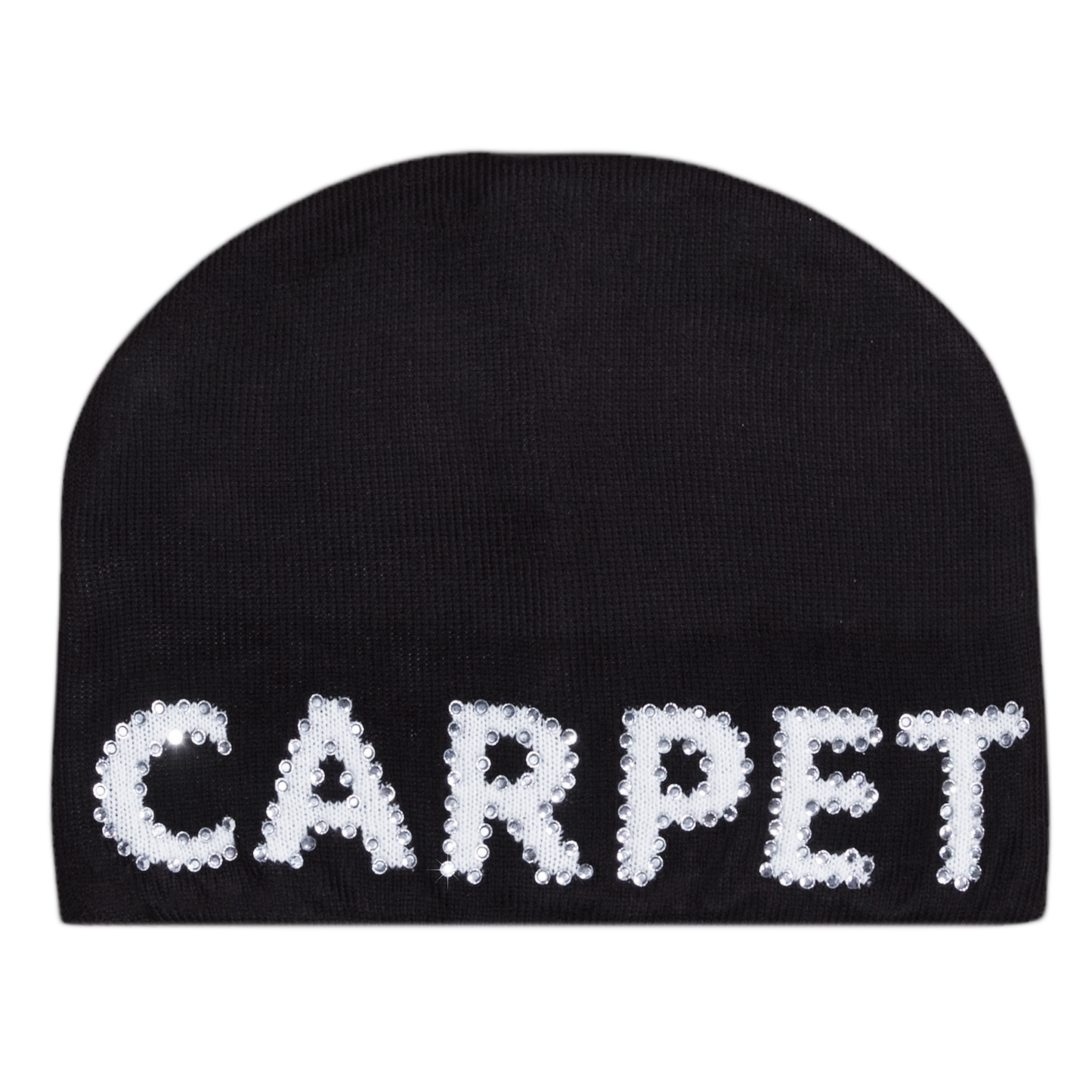 Carpet Company Rhinestone Beanie - Black