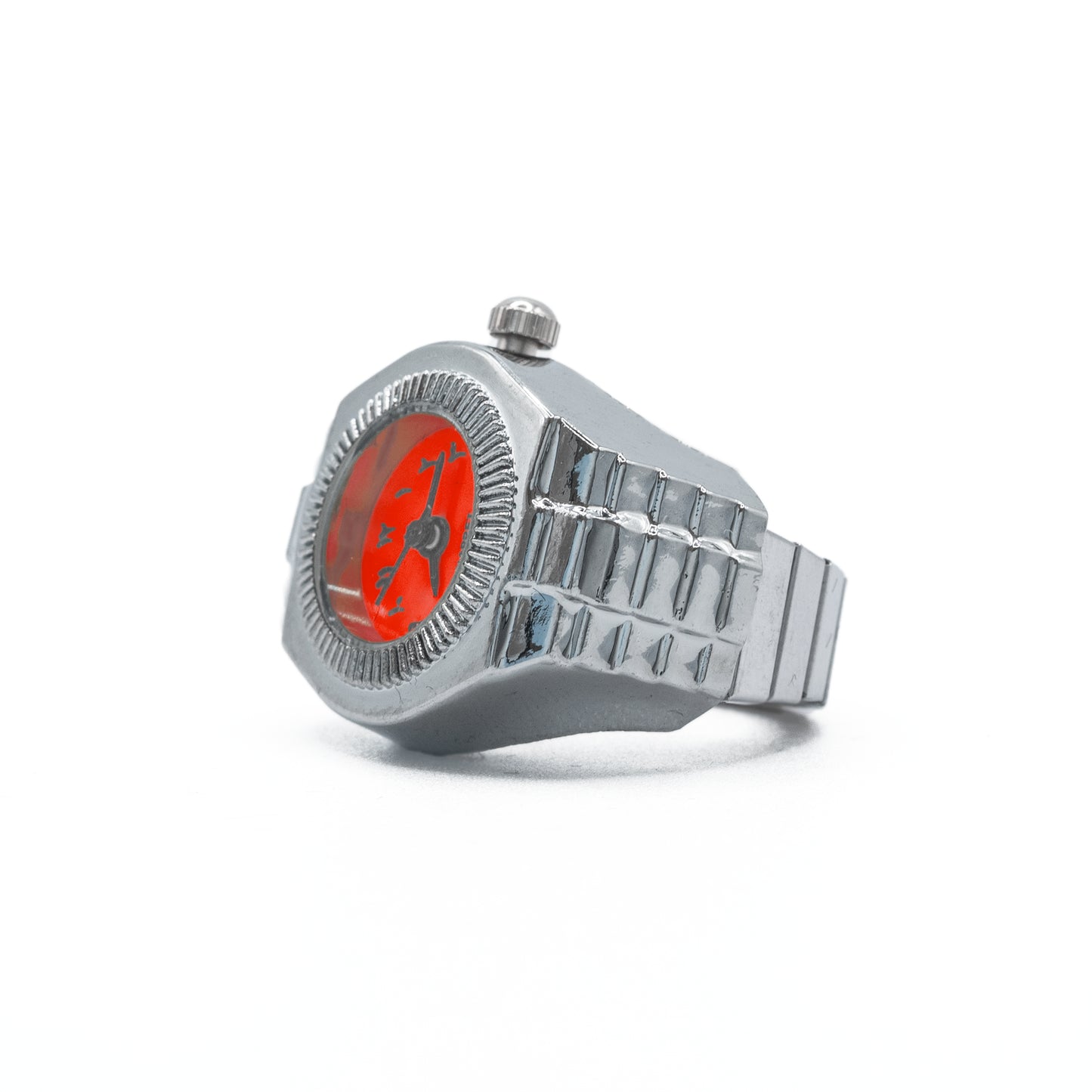 Carpet Company Finger Watch - Chrome