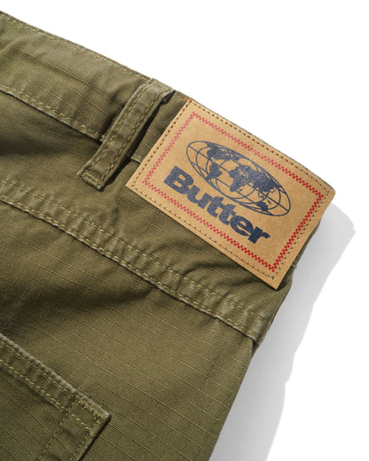 Butter Goods Ripstop Carpenter Pants - Army