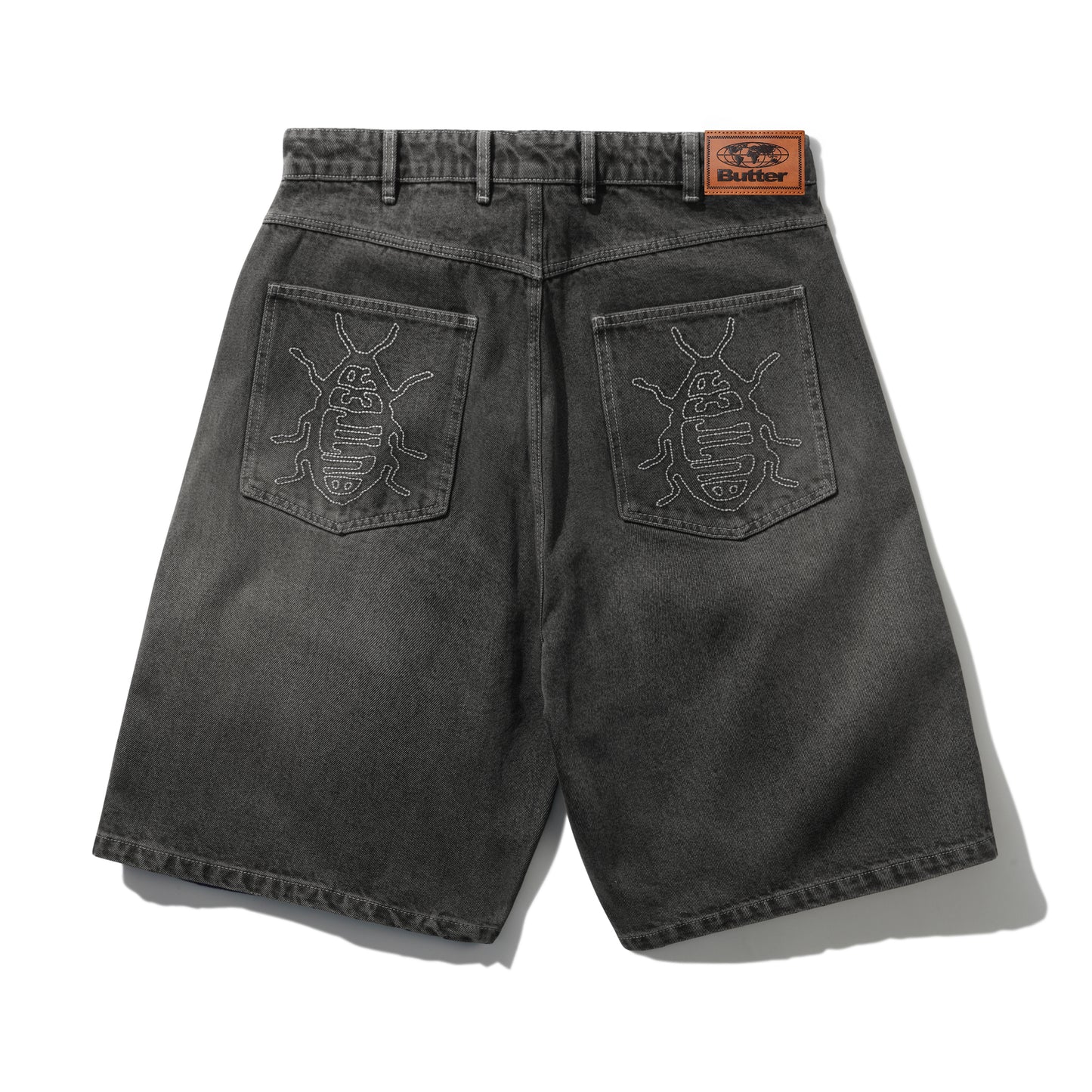 Butter Goods Roach Denim Shorts - Black Wash