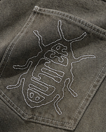 Butter Goods Roach Denim Shorts - Black Wash