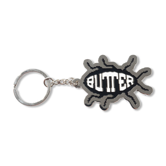 Butter Goods Roach Enamel Key Chain - Silver