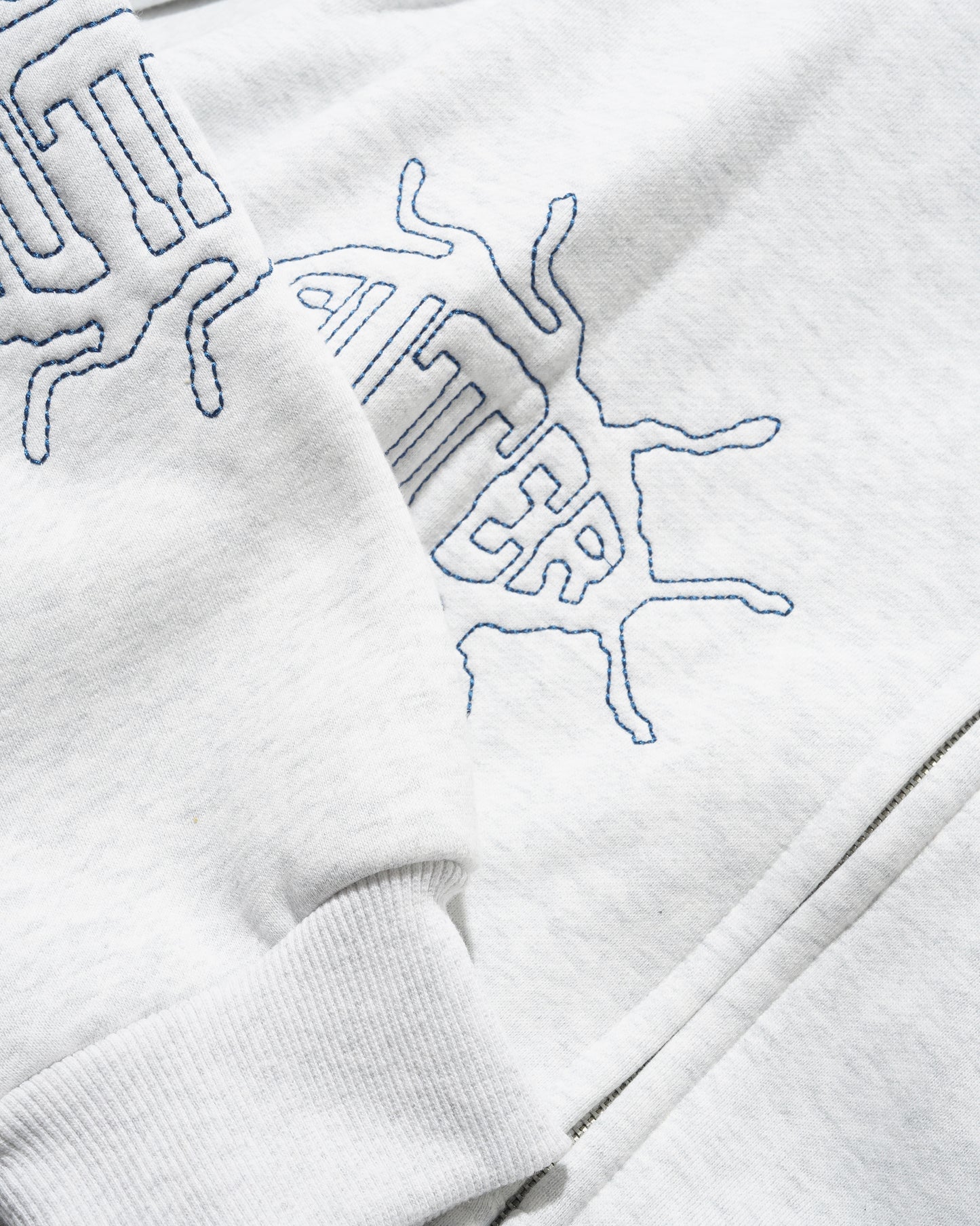 Butter Goods Roach Zip Up Hoodie - Ash