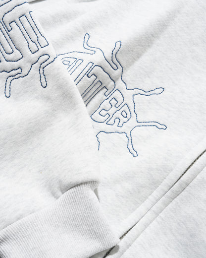 Butter Goods Roach Zip Up Hoodie - Ash