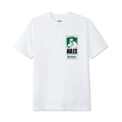 Butter Goods Miles Davis Round About Midnight Tee - White