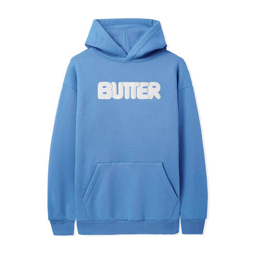 Butter Goods Rounded Logo Pullover Hood - Cornflower