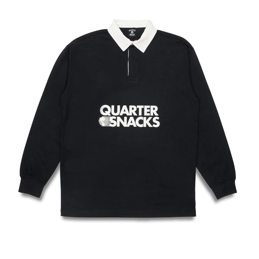 Quartersnacks Globe Rugby Shirt - Navy